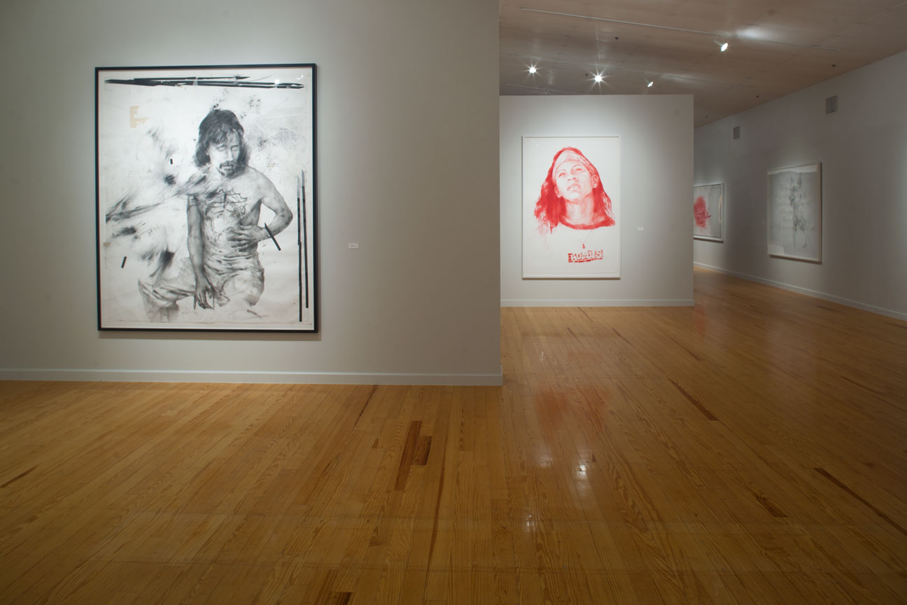 James Drake, "A Thousand Tongues Burn & Sing", Installation view Station Museum of Contemporary Art, 2011