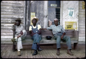 "The Porch Crew," 1973, Photograph by Travis Whitfield