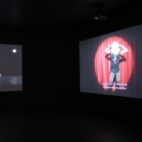 Adel Abidin, "Three Love Songs", 2010. Three-channel video installation, Duration: 8 min. 41 sec., Courtesy of the artist and Hauser and Wirth