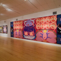 the late paintings of Norman Bluhm, Installation view Station Museum of Contemporary Art, 2007