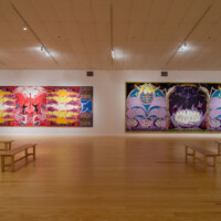 the late paintings of Norman Bluhm, Installation view Station Museum of Contemporary Art, 2007