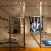 Sin Huellas (Without Fingerprints), "Detention Nation", 2014, Installation