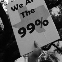 Ernesto Leon, "Occupy Houston", 2012, Inkjet on photo paper, 48” x 26”
