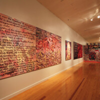 George Gittoes, "Witness To War", Installation view, Station Museum of Contemporary Art, 2011
