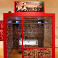 George Gittoes, Installation Photos of the Video Store, Station Museum of Contemporary Art, 2011