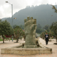 Juan Manuel Echavarria, "Monumento" (Plaza de Toros, Bogotá), Edition 1/3, 2006-2007, Fujiflex print on dibond