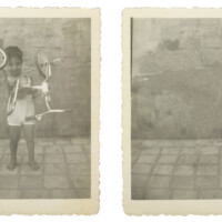 NEDIM KUFI, "Home/Empty", 1966/2008, 2 digital prints on canvas, each 9.8’ x 6.5’