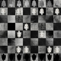 Mohammed Al-Shammarey, "Chess", 2014, UV print on aluminum, 80” x 80”, Courtesy of the artist