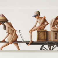 Fabio D’Aroma, "The Circulation of Sator", series: 2009 - present, oil on canvas