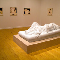 Patricia Cronin, "Memorial To A Marriage", 2002, Carrara marble