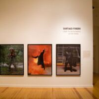 Santiago Forero, "I Want to Live In America and Action Heroes", Installation view Station Museum of Contemporary Art, 2010