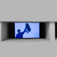 Teresa Serrano, "La Piñata", 2003, video projection, 5:45 minutes