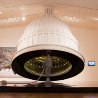 ABDULNASSER GHAREM, "Capitol Dome", 2012, Installation view Station Museum of Contemporary Art, 2016